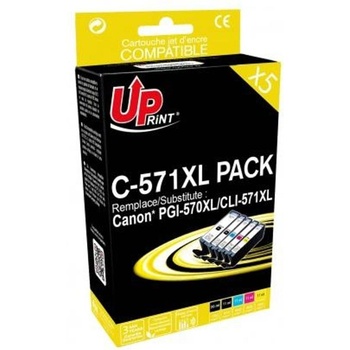 Compatible Мастилници uprint комплект canon pgi-570 + cli-571bk/c/m/y x (lf-ink-can-570-571-pack)