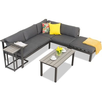 Garden Point Модерен алуминиев ъглов Cardiff антрацит Garden Point (GAP164)