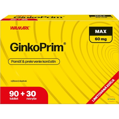 Walmark GinkoPrim MAX 90+30 tabliet Promo 2022
