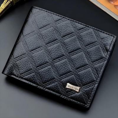 HARAHU Мъжко портмоне Manyidi LU-35502 - Черно KP35502 (LU-35502)