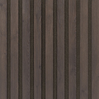 Archo - Akustický panel Design line CPL Dub kubánský na černém filcu 2600 x 400 x 21 mm