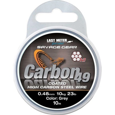 Savage Gear Carbon49 Coated Grey 10 m 0,70 mm 23 kg