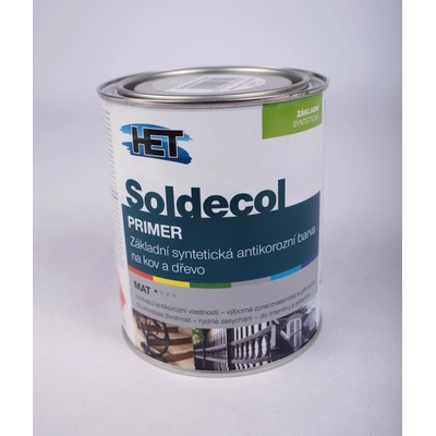 Het Soldecol Primer 0110 šedý 0,75l - základná syntetická farba