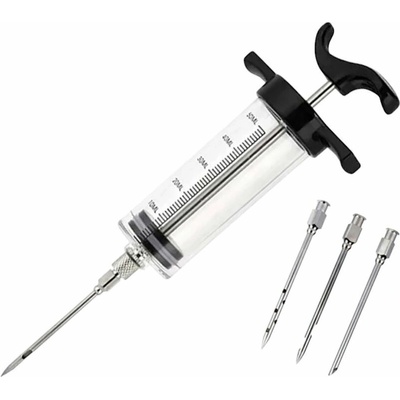 Verk 07325 Praktická stříkačka na maso 50 ml, 3 x jehla – Zbozi.Blesk.cz