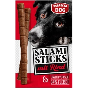 Perfecto Dog Dog Salami Rind 88g - Телешки пръчици салам за израснали кучета 8 бр