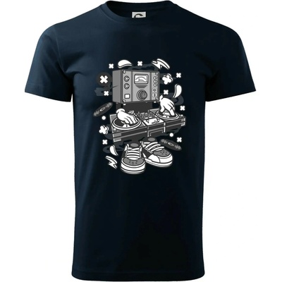 DJ meter tričko tmavomodrá