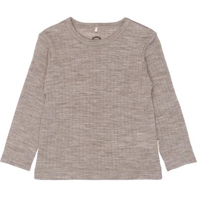 Mikk-Line Детски вълнен пуловер Mikk-Line Small Kid's Merino Wool L/S Top Merino longsleeve - Melange Denver - размер 98 (EU) (704-6011-0218)