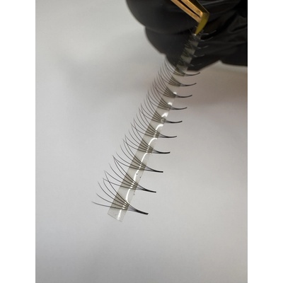 Luxury Lashes 5D Řasy Premium LINE v hotovém vějířku 1 000 ks Zakřivení umělých řas: D, Délka umělých řas: 9 mm, Tloušťka řas: 007