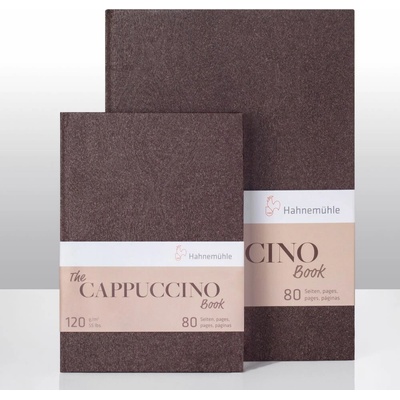 Hahnemühle skicár THE CAPPUCCINO BOOK 120 gsm 40 listov A4