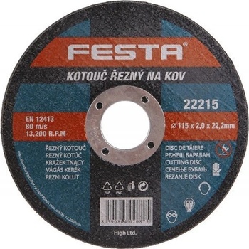 Festa Levior Kotouč řezný 125 x 1,0 x 22,2 mm 22225