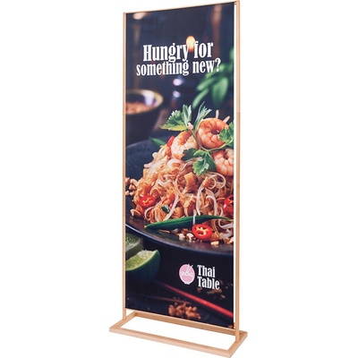 Jansen Display Drevený stojan na bannery 910 x 2090 mm