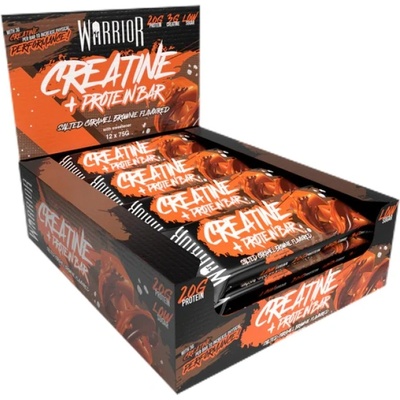 Warrior Creatine Protein Bar [12 x 75 грама] Брауни солен карамел