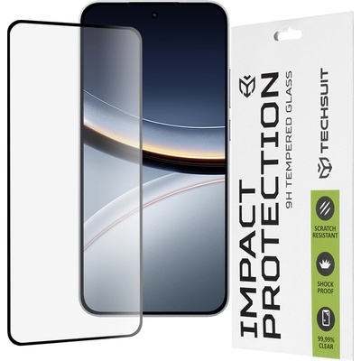 Techsuit Протектор за Xiaomi Poco F7 - 111D Full Cover / Full Glue Glass - черен