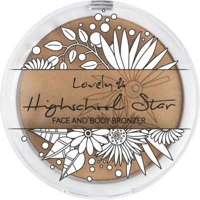 Lovely Бронзираща пудра за лице и тяло Highschool, 16 g