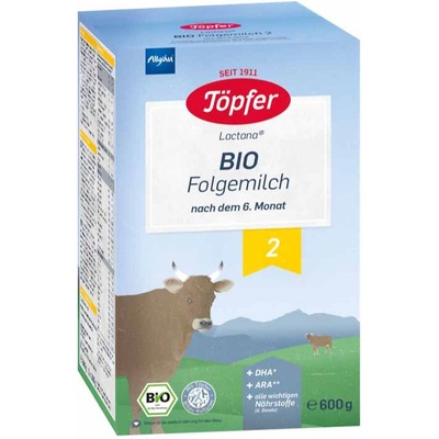 Töpfer Био преходно мляко Töpfer Lactana 2 - 600 g (4006303008015)