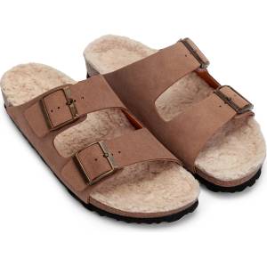 Espadrij Дамски пантофи Espadrij Women's Ami Velour Teddy Sandals - Sable - размер 40 (EU) (126-0543-0116)