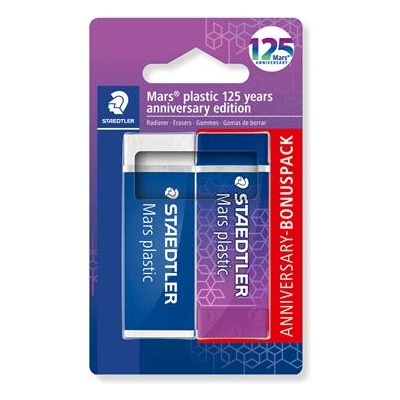 STAEDTLER Гума, STAEDTLER „Mars Plastic 526, 125 години, синьо-лилаво 52650MABK2 (52650MABK2)