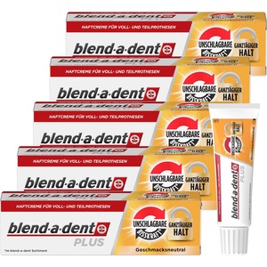 Blend-a-dent Фиксиращ крем Blend-a-Dent Plus 5x40g