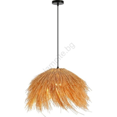 Immax 08272L - Пендел NATURALEZA 1xE27/40W/230V Ø 55 см ратан (IM1362)