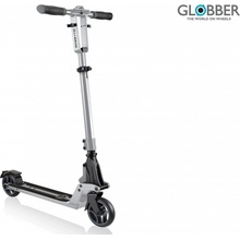 Globber One K 125 strieborná