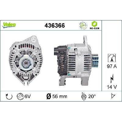 generátor VALEO 436366 436366