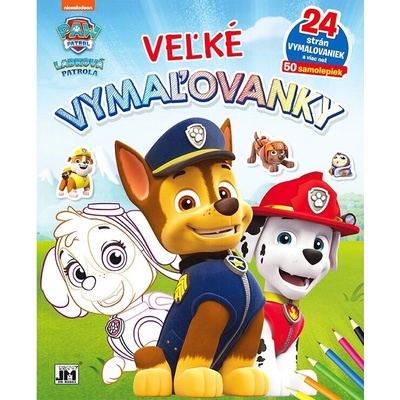 Veľké maľovanky Labková patrola