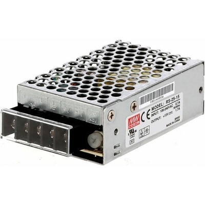 Průmyslový zdroj Mean Well RS-25-15, 15V=/25W spínaný