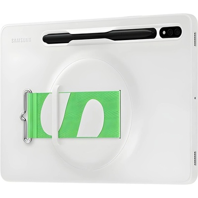 Samsung Защитен калъф Samsung с ремък - Samsung Galaxy Tab S8 / Tab S7 - Бяла KP36375 (36375)