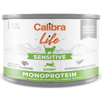 Calibra Cat Life Sensitive Rabbit 200г