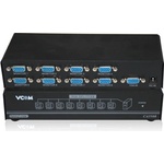 VCOM Сплитер VCom - DD138, VGA/8xVGA, черен (DD138)