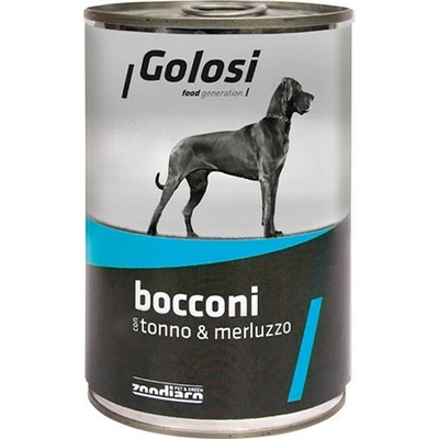 Zoodiaco Golosi Bocconi Adult Tuniak na treska s ryžou 400 g
