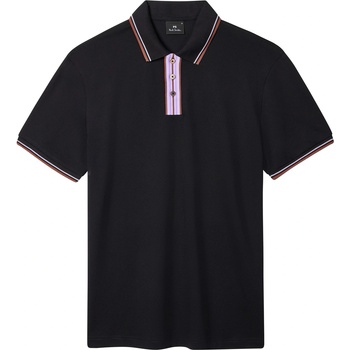 PS Paul Smith Блуза с яка PS Paul Smith Stripe Tipping Polo Shirt - Black 79