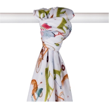 XKKO BMB Bambusová osuška Digi ZOO on the Road 90x100