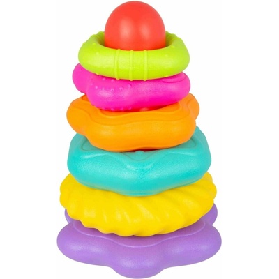 Playgro Štruktúrované navliekacie krúžky