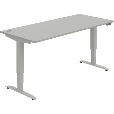 OFFICE PRO s.r.o. HOBIS výškovo nastaviteľný stôl 180 cm, pamäť.ovlád. - MOTION MS 3M 1800, sivá