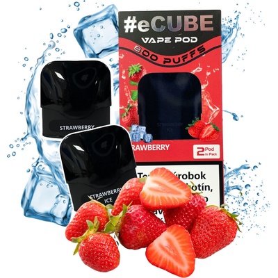 ECUBE Strawberry Ice 2 ks
