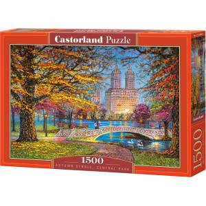 Castorland Пъзел Castorland от 1500 части - Есенна разходка, Сентръл Парк (C-151844-2)