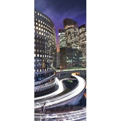 Preinterier Fototapeta - DV0073 - Mesto zrýchlené Samolep. fólia - 91cm x 211cm