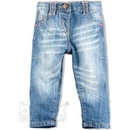 Minoti dievčenské nohavice, modrá tmavá jeans