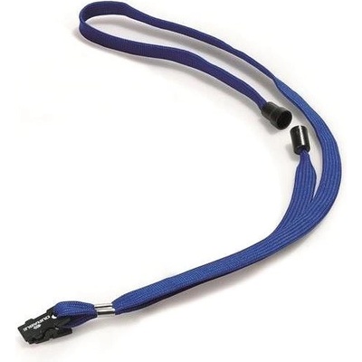 Šňůrka na krk DURABLE 811907 10 mm s bezpečnostní pojistkou Tmavě Modrá