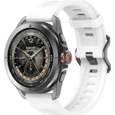 PROTEMIO 91084 SILICONE Vymeniteľný remienok pre Xiaomi Watch S4 Sport biely