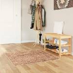 vidaXL Каса за килим MARSA Жълто 100 x 100 cm Полиестер и PVC (42023221)