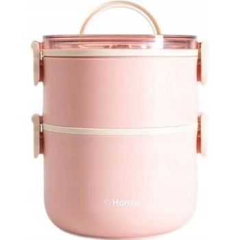 Homla Obedový termobox 1,6 l ružový