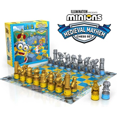 Noble Collection Sběratelské šachy Minions Medieval Mayhem
