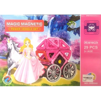 Lamps Magnetická stavebnice kočár pro panenky