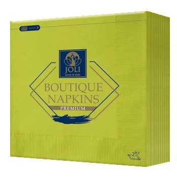 Image 1 of Луксозни салфетки серия Boutique Premium Napkins-ЗЕЛЕН 40бр (Jo096)