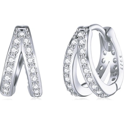 Grace Silver Jewellery stříbrné náušnice se zirkony Roxana E-SCE1187-A/147 stříbrná