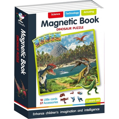 Alltoys magnetická kniha skládačky dinosauři 75 ks – Zboží Mobilmania