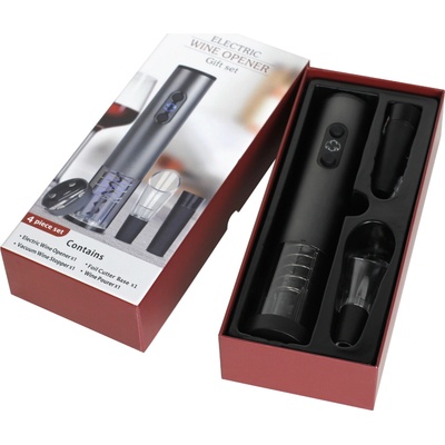 Dárkový set s elektrickým otvírákem na víno M USB