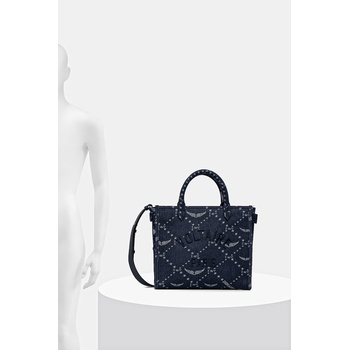 Zadig&Voltaire Чанта zadig&voltaire angel tote denim monogram (lwba04248)
